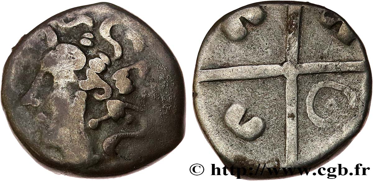 GALLIA - SOUTH WESTERN GAUL - LONGOSTALETES (Area of Narbonne) Drachme “au style languedocien”, S. 322 XF