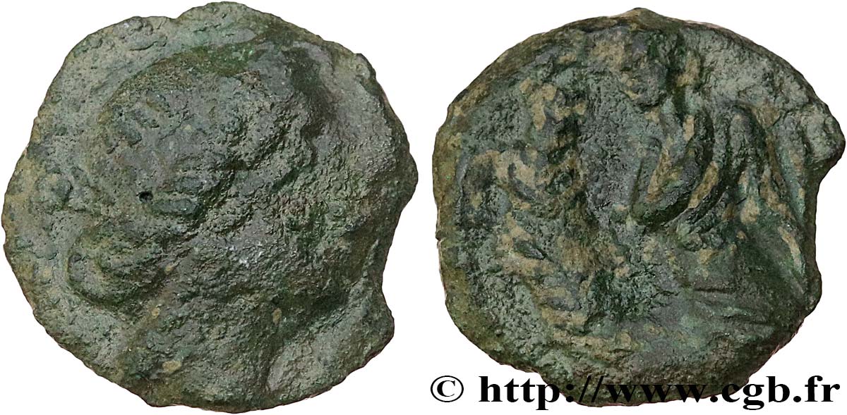 GALLIEN - SÜDWESTGALLIEN - VOLCÆ ARECOMICI (Region die Nîmes) Bronze au Démos, VOLCAE AREC fS/fSS
