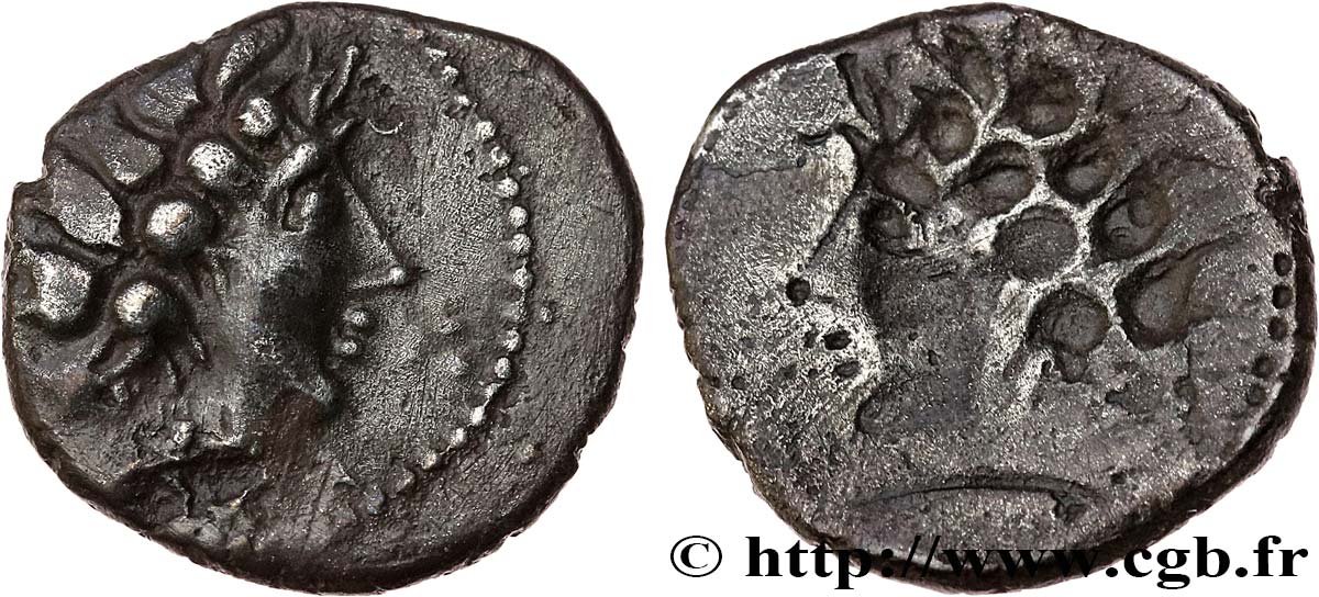 GALLIA - SANTONES / MID-WESTERN, Unspecified Drachme du type AVIACOS, classe II anépigraphe AU