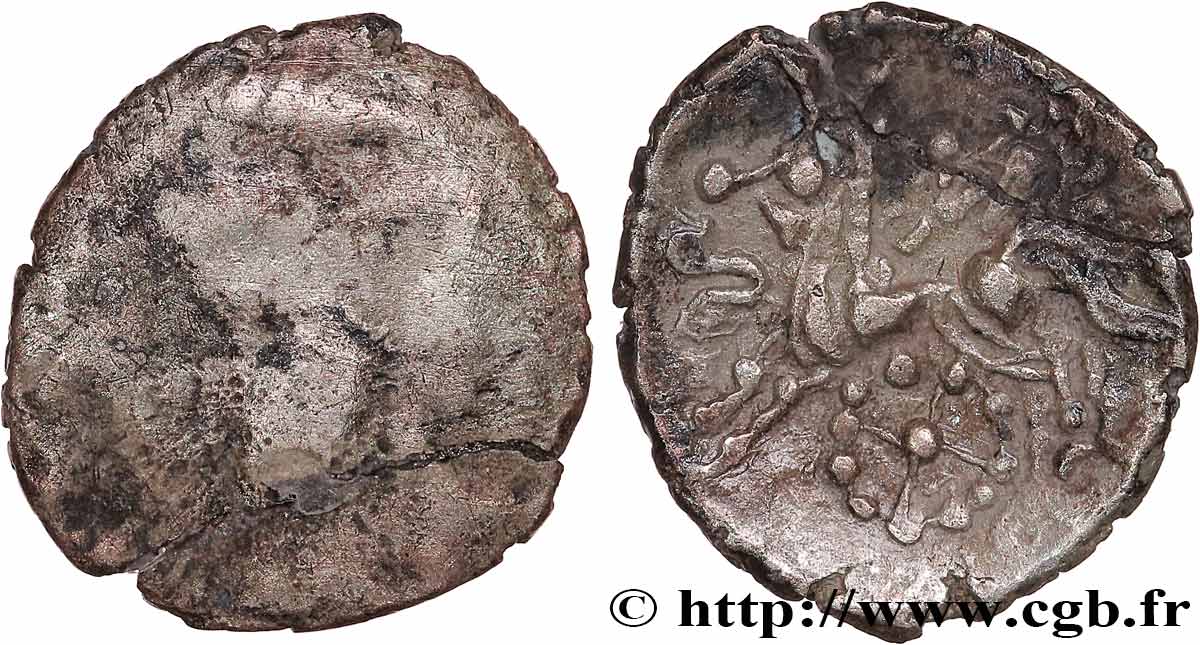 GALLIA - ARMORICA - OSISMII (REgione di Carhaix - Finistère) Quart de statère à la roue perlée var. 1, trésor de Laniscat B/BB