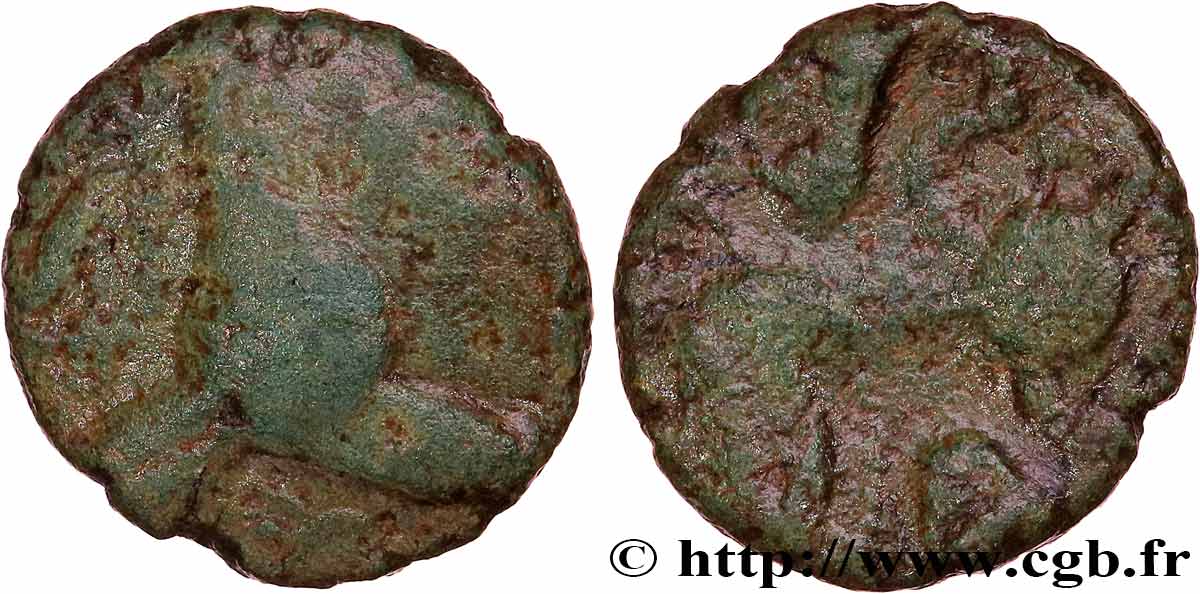 GALLIA - BELGICA - BELLOVACI (Regione di Beauvais) Bronze au personnage courant, EPA DVMNA MB
