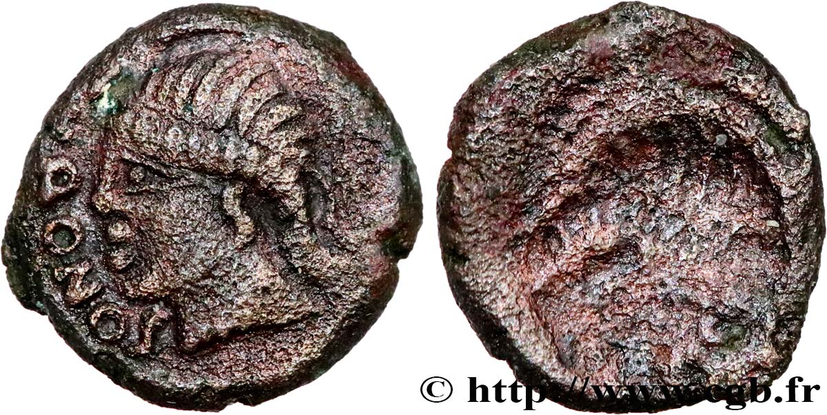 SÉQUANES (Région de Besançon) Bronze TVRONOS / CANTORIX, incus TTB