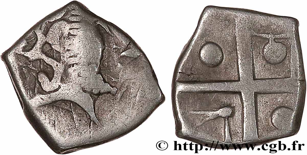 GALLIA - SOUTH WESTERN GAUL - PETROCORES / NITIOBROGES, Unspecified Drachme “au style flamboyant”, S. 191 VF/XF