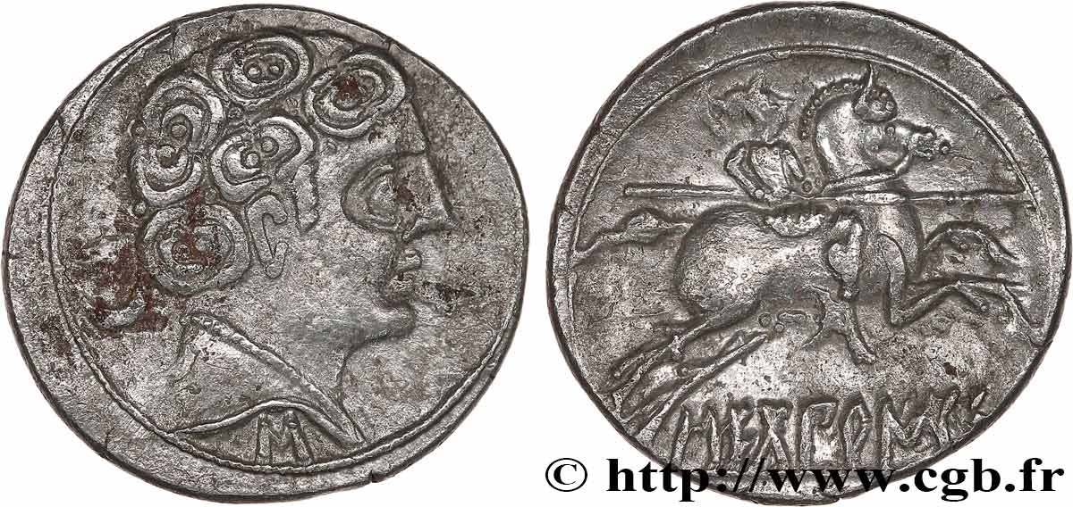 HISPANIA - SEKOBIRIKES - SEGOBIRICES (Province of Cuenca - Segobriga) Denier au cavalier AU