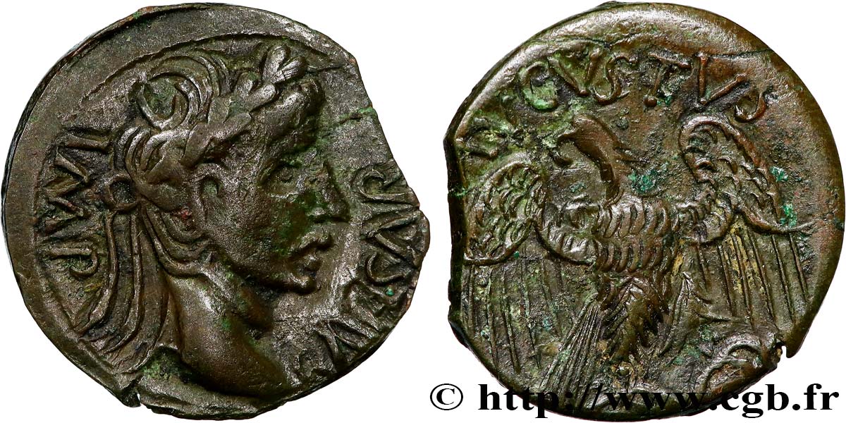 CENTRO - Incerti (Regione di) Bronze à l aigle (semis ou quadrans), imitation q.SPL/SPL