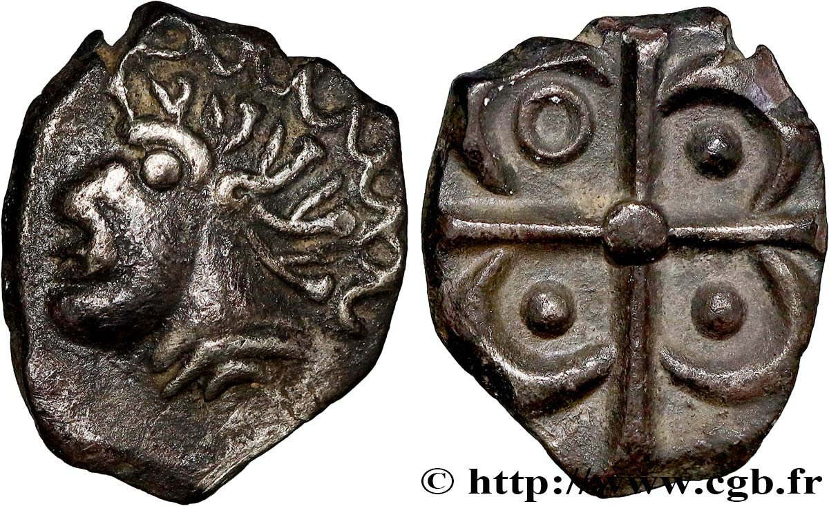 TOLOSATES (région de Vieille-Toulouse) Drachme “à la tête négroïde”, S. 75 TTB+
