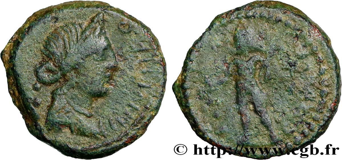 HISPANIA - CORDUBA (Province of Cordoue) Demie unité de bronze ou quadrans BB/q.BB