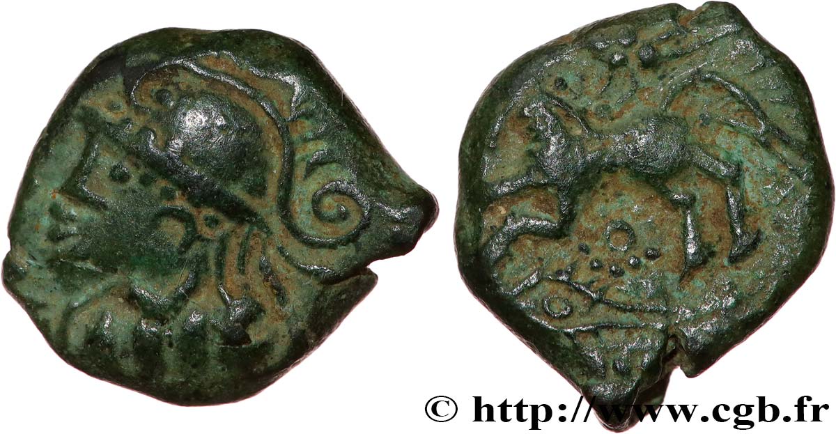 LEUQUES (Région de Toul) Bronze MATVGIINOS TTB+/TTB