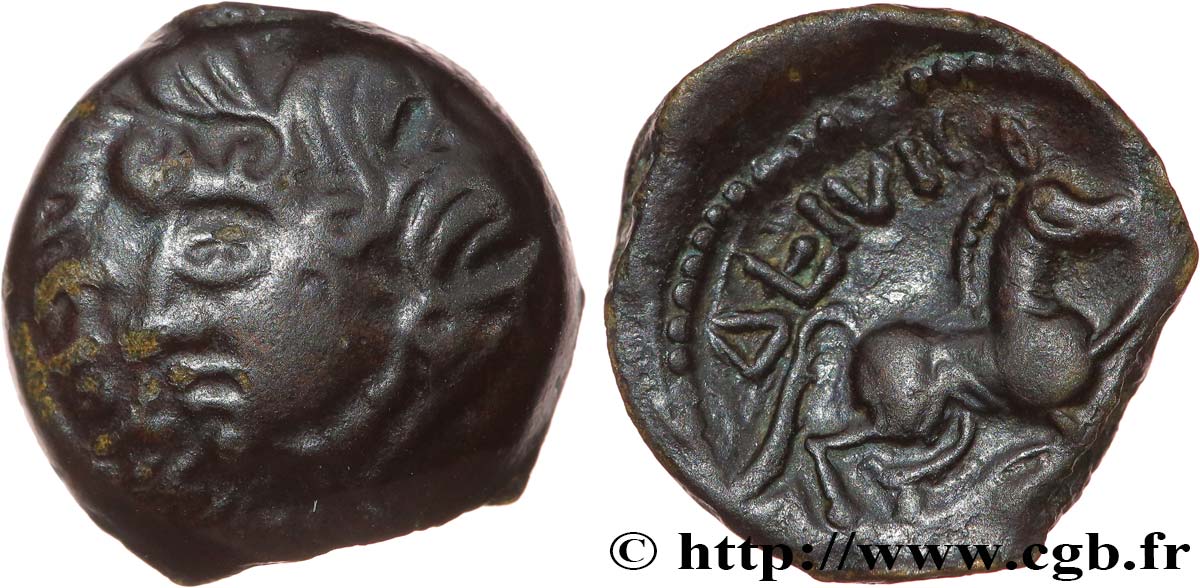 GALLIA BELGICA - SUESSIONES (Area of Soissons) Bronze DEIVICIAC, classe II AU/AU