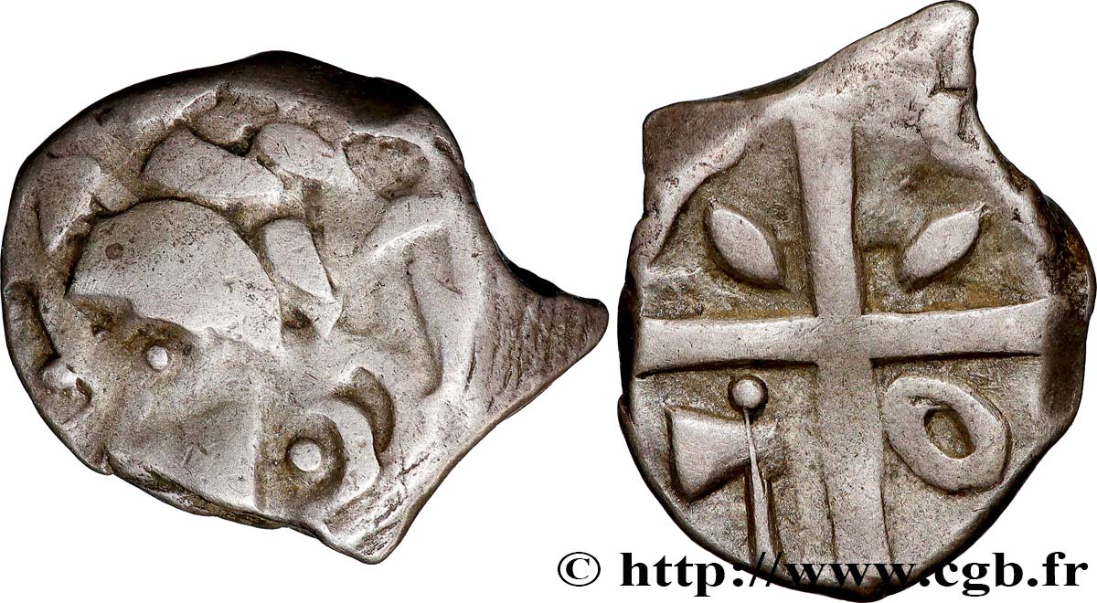 GALLIA - SOUTH WESTERN GAUL - VOLCÆ TECTOSAGES (Area of Toulouse) Drachme “à la tête cubiste”, S. 1 XF/AU