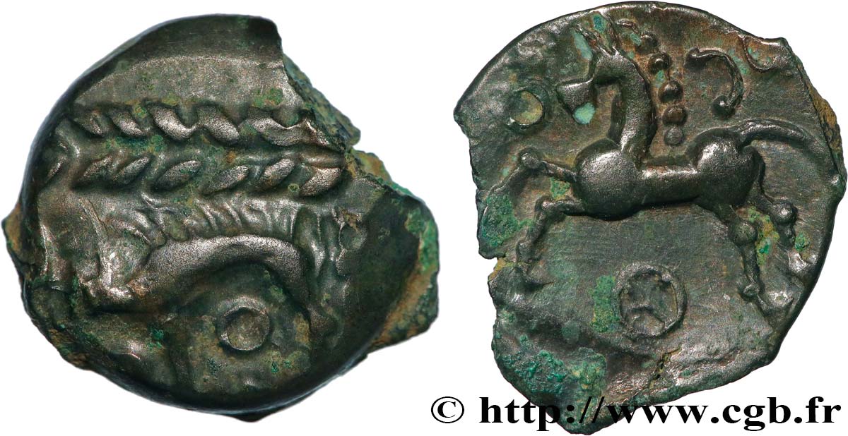 GALLIA - AULERCI EBUROVICES (Regione d Evreux) Bronze au sanglier BB/q.SPL