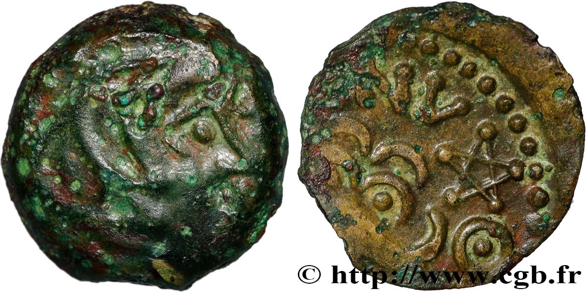GALLIEN - SENONES (Region die Sens) Bronze GIAMILOS / SIINV à l’oiseau SS/fVZ