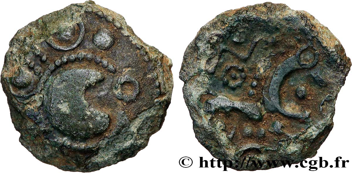 GALLIEN - AULERCI EBUROVICES (Region die Évreux) Bronze au cheval SS/fSS