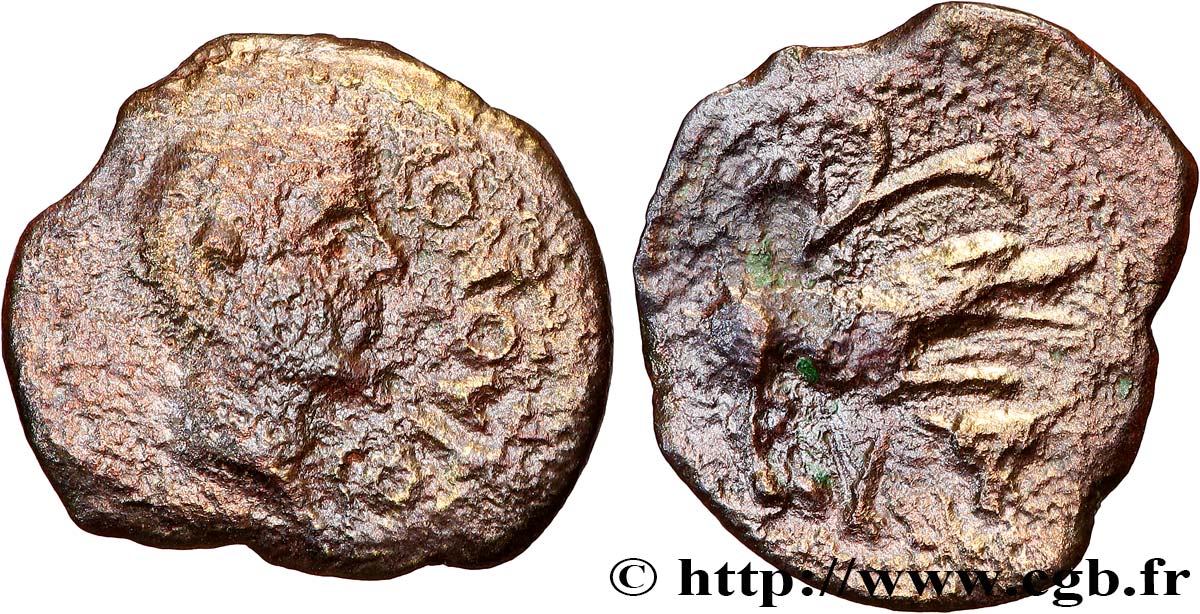 GALLIEN - SANTONES / MITTELWESTGALLIEN - Unbekannt Bronze CONTOVTOS (quadrans) S/fSS