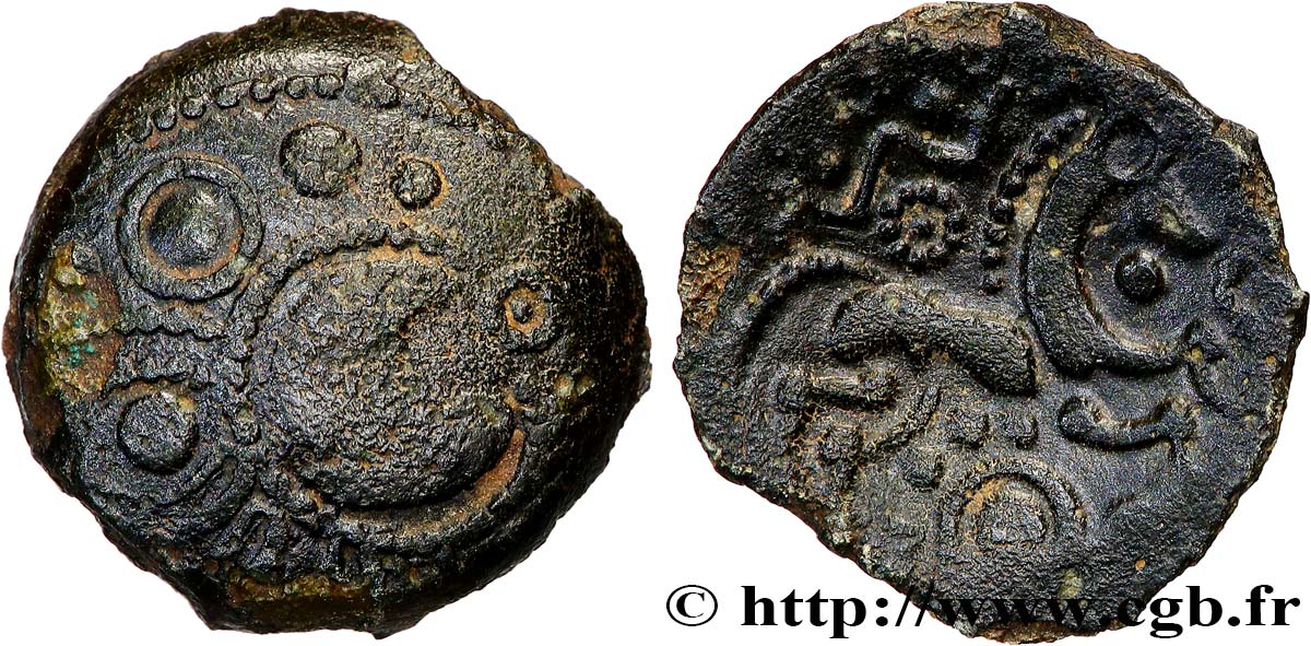 GALLIA - AULERCI EBUROVICES (Regione d Evreux) Bronze au cheval BB