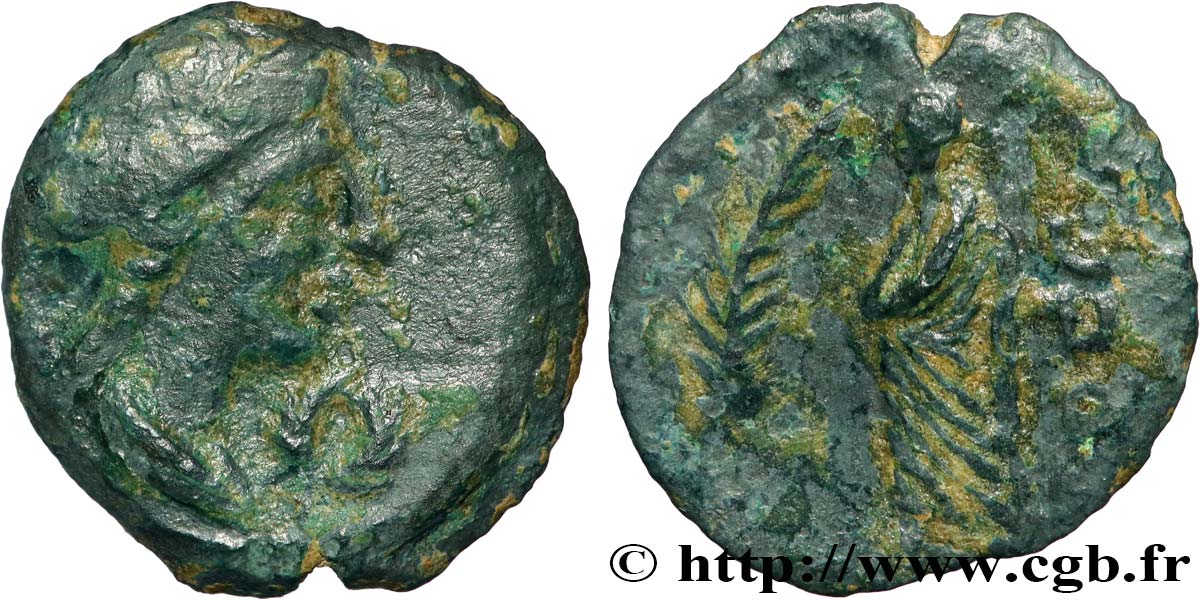 NEMAUSUS - NÎMES Bronze au Démos, VOLCAE AREC XF
