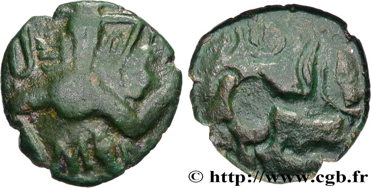 BELLOVAQUES (Région de Beauvais) Bronze au personnage courant, EPA DVMNA TTB