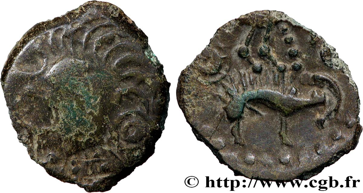 MELDES (Région de Meaux) Bronze à l’aigle et au sanglier, classe II TB+/TTB