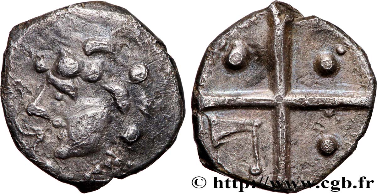 LONGOSTALÈTES (Région de Narbonne) Drachme “au style languedocien” TTB/TTB+