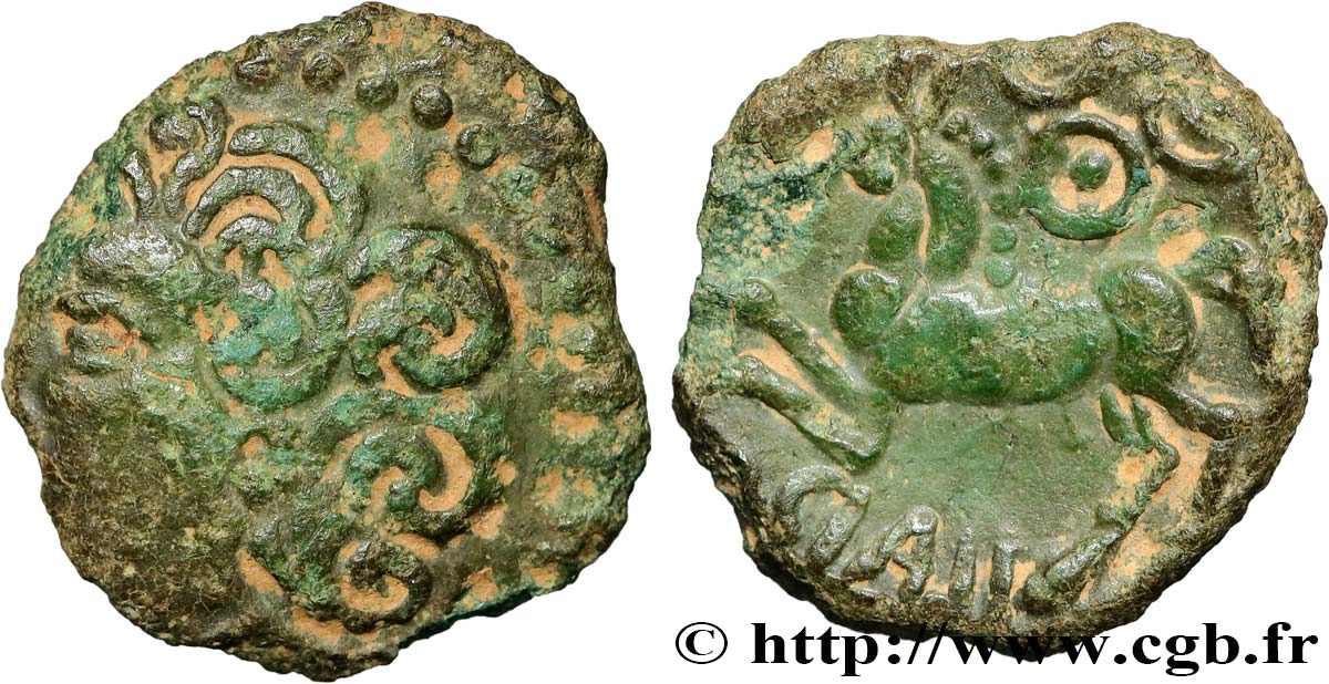 GALLIA - BITURIGES CUBI (Regione di Bourges) Bronze ILAVSO q.BB/BB