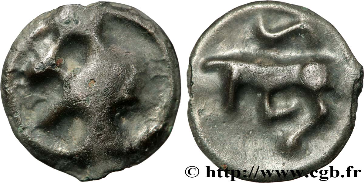 TURONS (Région de Touraine) Potin “à la tête diabolique” TTB