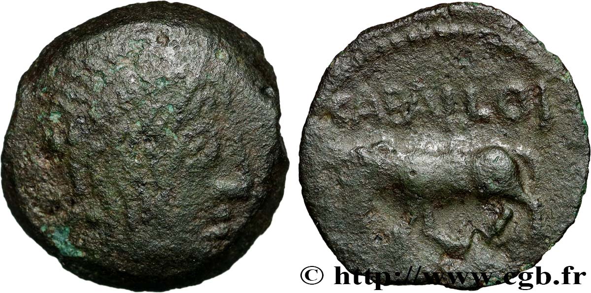 GALLIA - MID-WEST, UNSPECIFIED Bronze CABALLOS VF