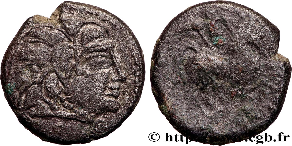 GALLIA - SANTONES / MID-WESTERN, Unspecified Drachme aux mèches aquitaniques, à droite XF/F