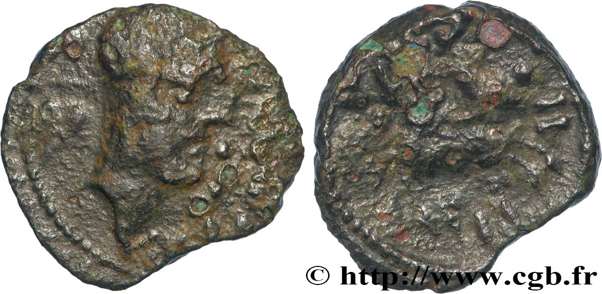GALLIA - CARNUTES (Región de la Beauce) Bronze TASGIITIOS au pégase BC+/BC