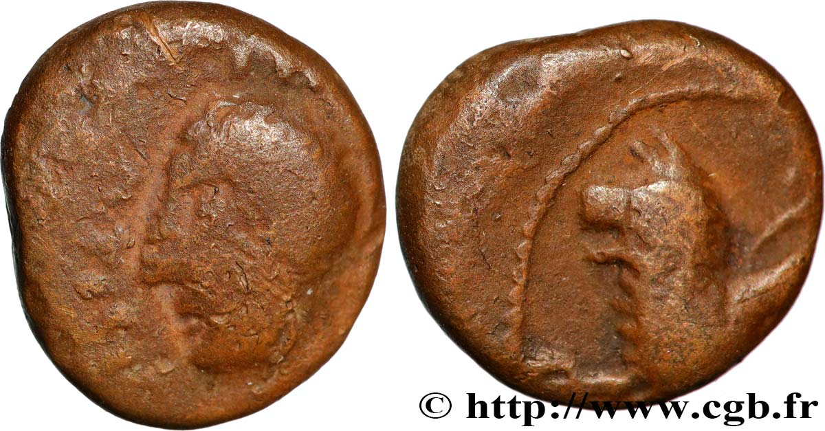 GALLIA BELGICA - REMI (Región de Reims) Bronze ATISIOS REMOS, classe II BC