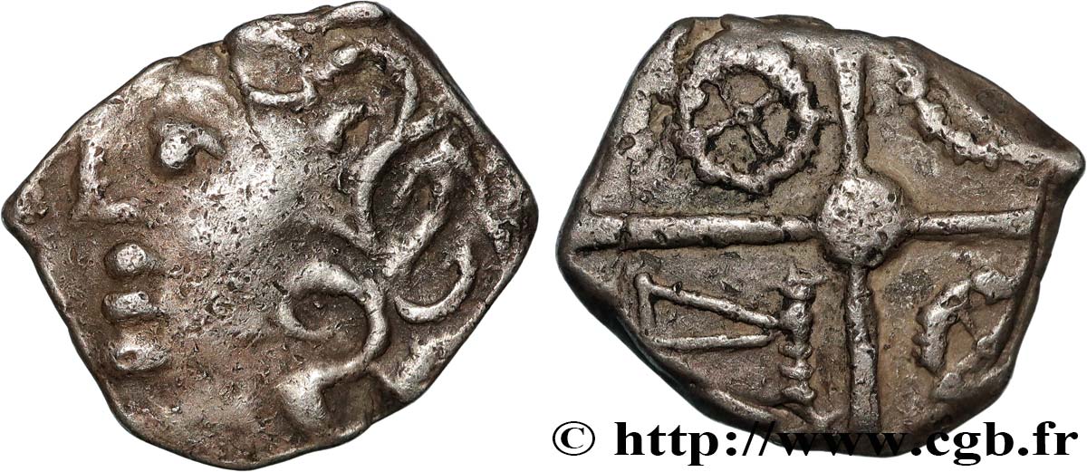 RUTÈNES (région de Rodez) Drachme “du type de Goutrens” - S. 259 TTB