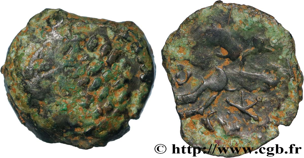 GALLIA BELGICA LINGONES (Regione di Langres) Bronze EKPITO q.MB