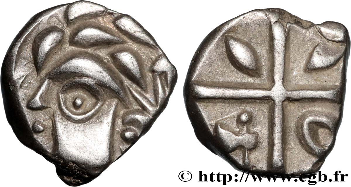 GALLIA - SUDOVESTE DELLA GALLIA - VOLCÆ TECTOSAGES (Regione di Tolosa) Drachme “à la tête cubiste”, S. 1 SPL