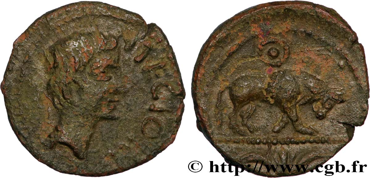 GALLIA - SANTONES / CENTROVESTE - Incerti Bronze ATECTORI (quadrans) q.SPL