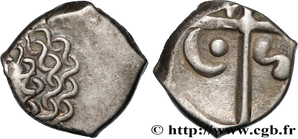 GALLIA - SOUTH WEST GAUL - TOLOSATES (Area of Vieille-Toulouse) Drachme au panache, S. 95, 97, 98 XF/AU