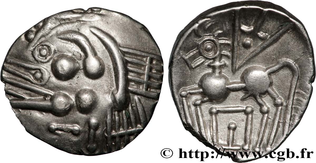 ELUSATES (Area of the Gers) Drachme “au cheval” MS