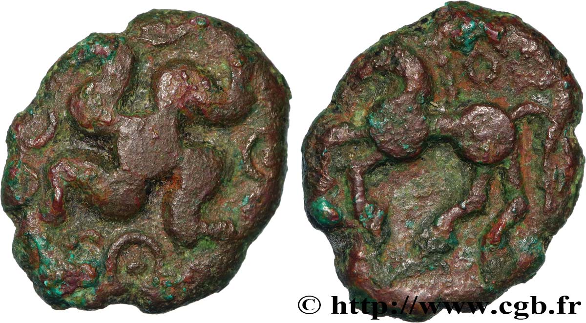 ÉBURONS (Belgique actuelle) Bronze au swastika, AVAVCIA TTB