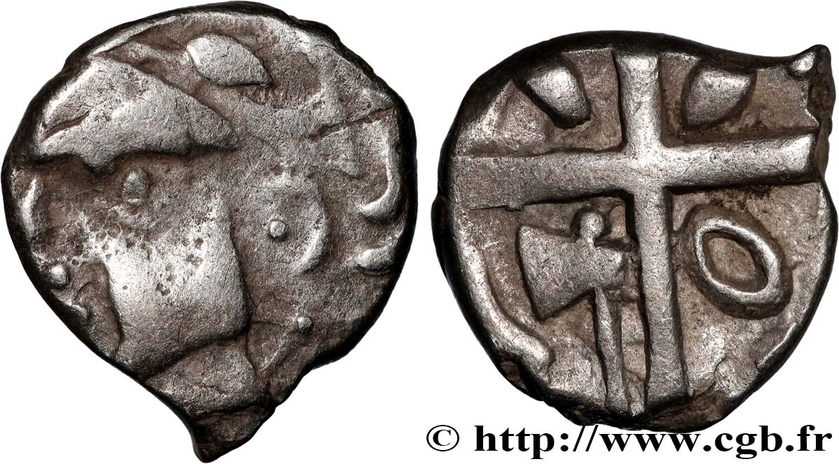 GALLIA - SOUTH WESTERN GAUL - VOLCÆ TECTOSAGES (Area of Toulouse) Drachme “à la tête cubiste”, S. 1 AU