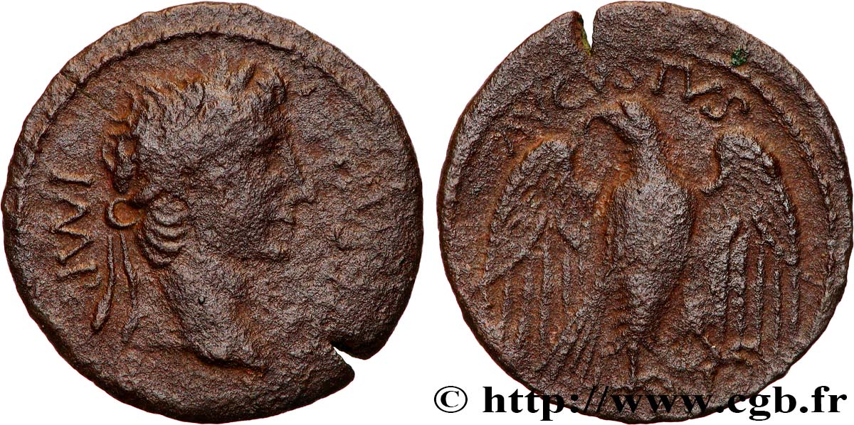 CENTER, UNSPECIFIED Bronze à l aigle (semis ou quadrans), imitation VF/XF
