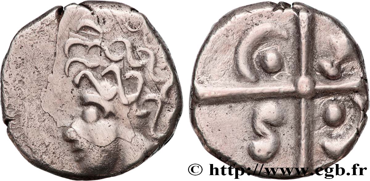 GALLIA - SOUTH-WESTERN GAUL - TOLOSATES (Area of Vieille-Toulouse) Drachme au panache, S. 95, 97, 98 AU