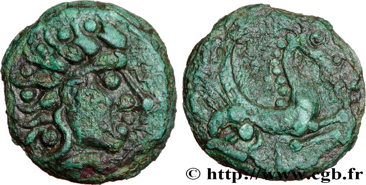 GALLIA - CARNUTES (Regione della Beauce) Bronze au pégase SPL/q.SPL