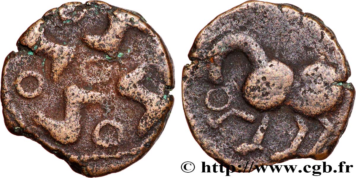 ATUATUCI (Current Belgium) Bronze au swastika VF