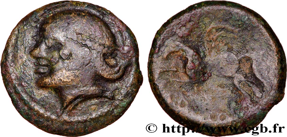 GALLIA BELGICA - SUESSIONES (Area of Soissons) Bronze CRICIRV VF/VF