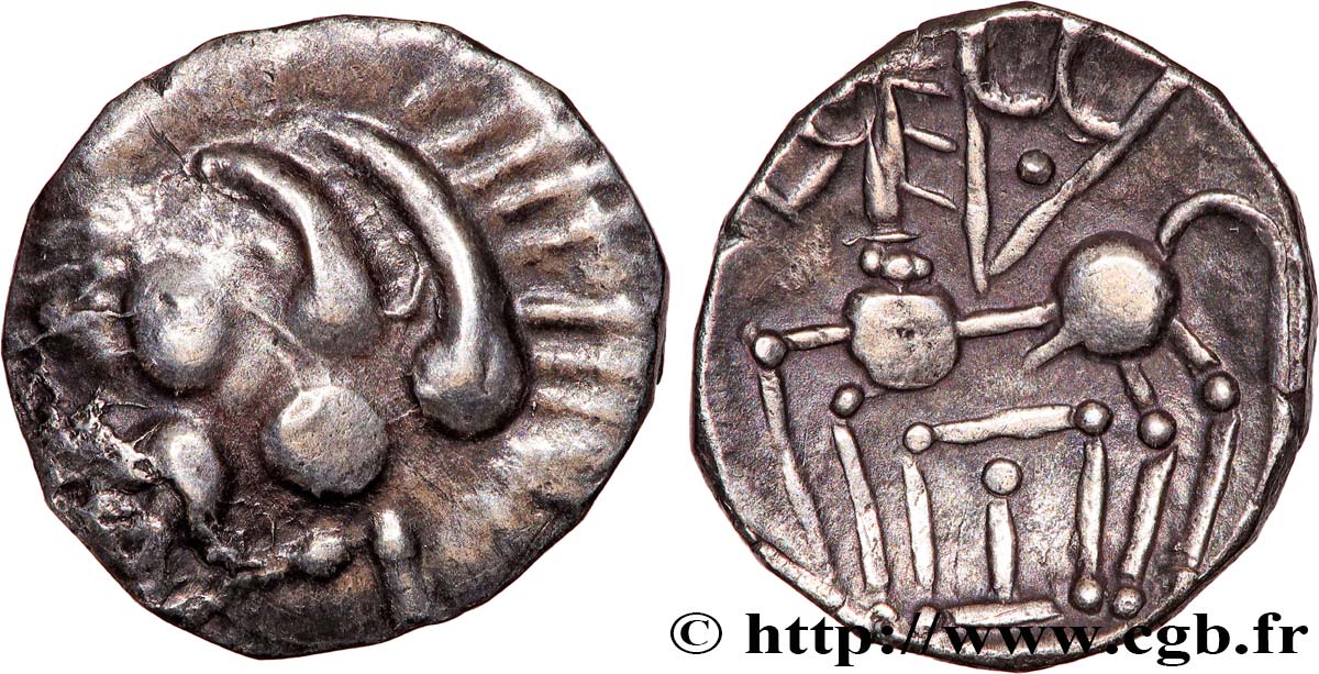 GALLIA - SUDOVESTE DELLA GALLIA - ELUSATES (Area of the Gers) Drachme “au cheval” BB/q.SPL