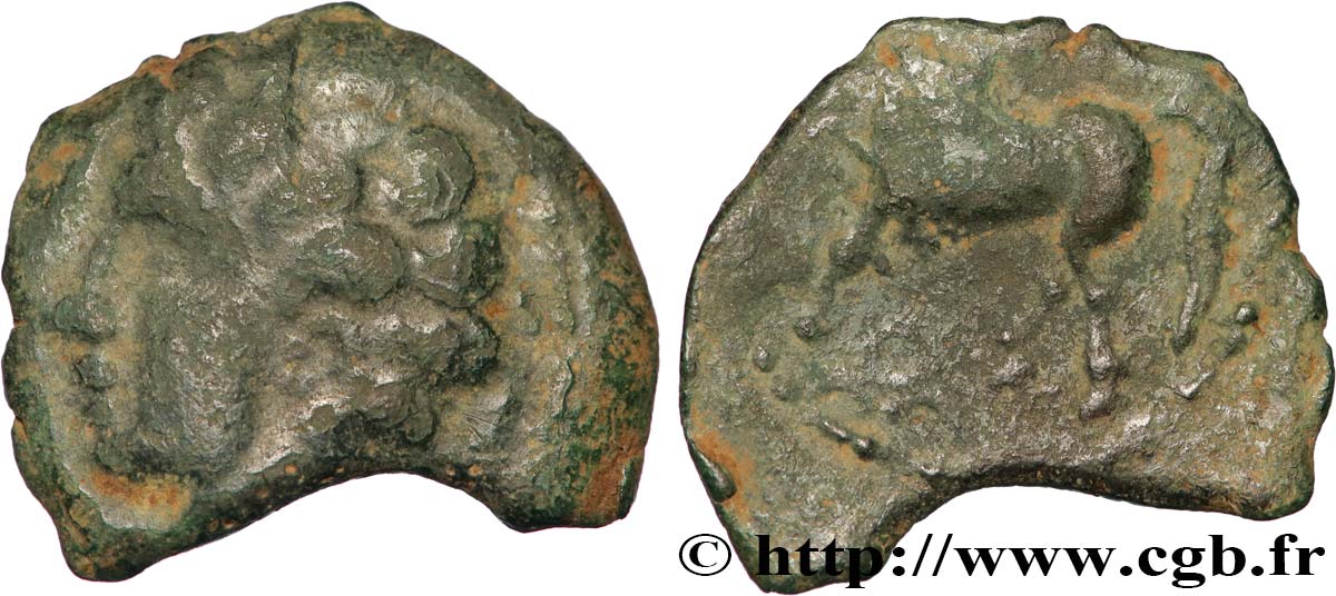 GALLIA - ARVERNI (Area of Clermont-Ferrand) Bronze ADCANAVNOS VF