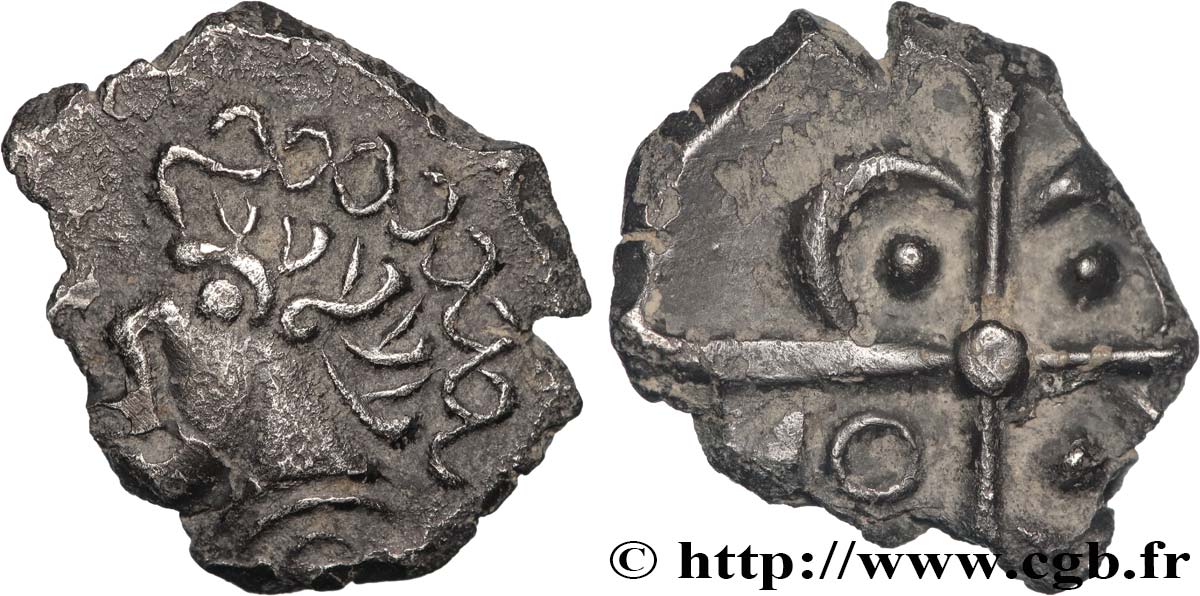 GALLIA - SOUTH-WESTERN GAUL - TOLOSATES (Area of Vieille-Toulouse) Drachme au panache, S. 75 AU