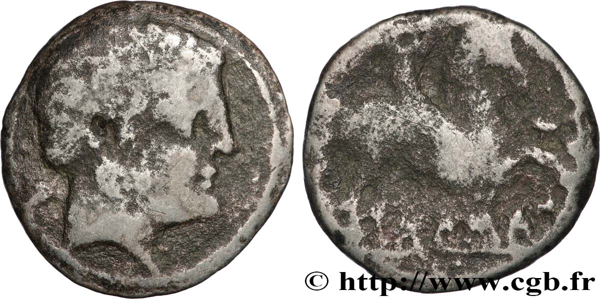 HISPANIA - SUSSETANOS - BOLSKAN (OSCA/HUESCA) (Province de Huesca) Denier au cavalier TB