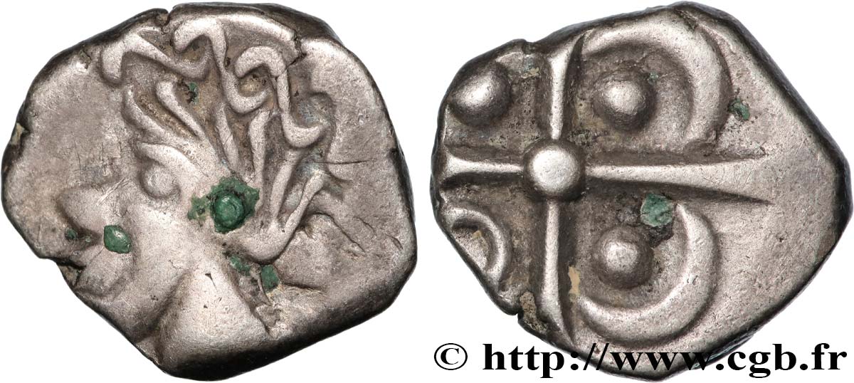 GALLIA - SOUTH-WESTERN GAUL - TOLOSATES (Area of Vieille-Toulouse) Drachme au panache, S. 75 AU