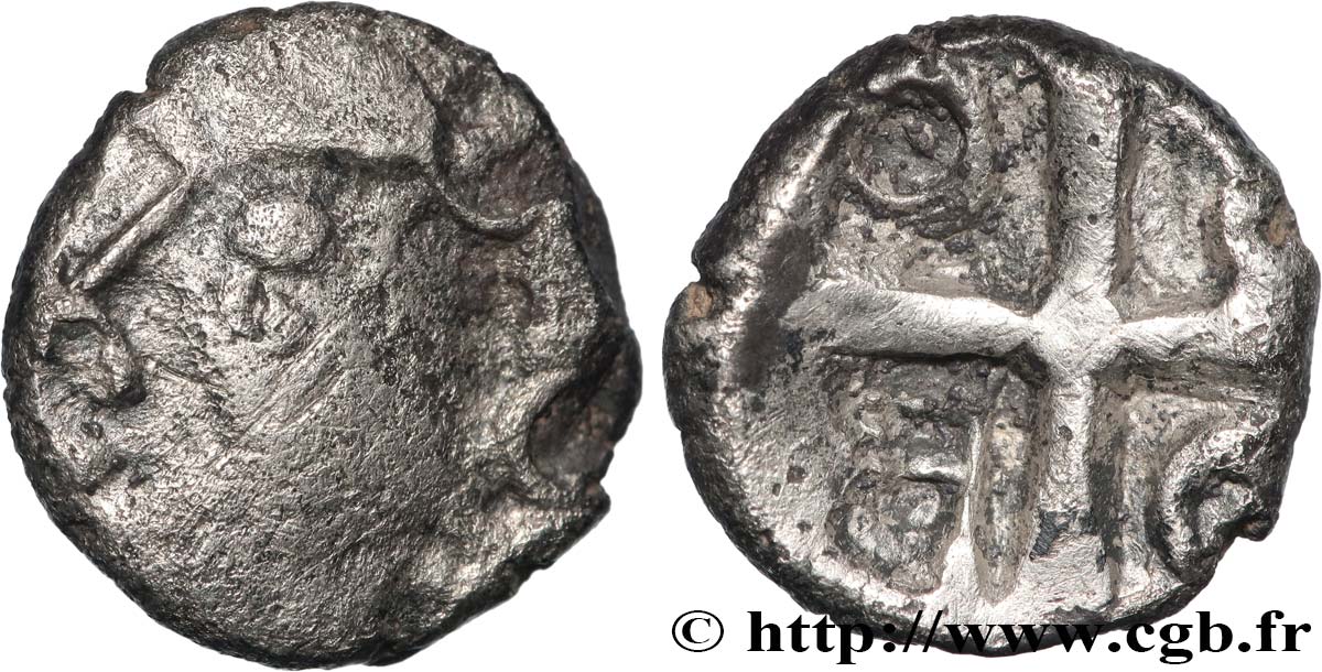 GALLIA - SOUTH WESTERN GAUL - PETROCORII (Area of Perigueux) Drachme  type de Belvès  S.215, 233 VF