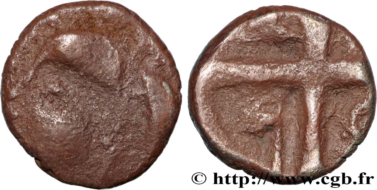 GALLIA SUDOVESTE DELLA GALLIA - PETROCORII (Regione di Perigueux) Drachme  type de Belvès  S.220-222 q.BB