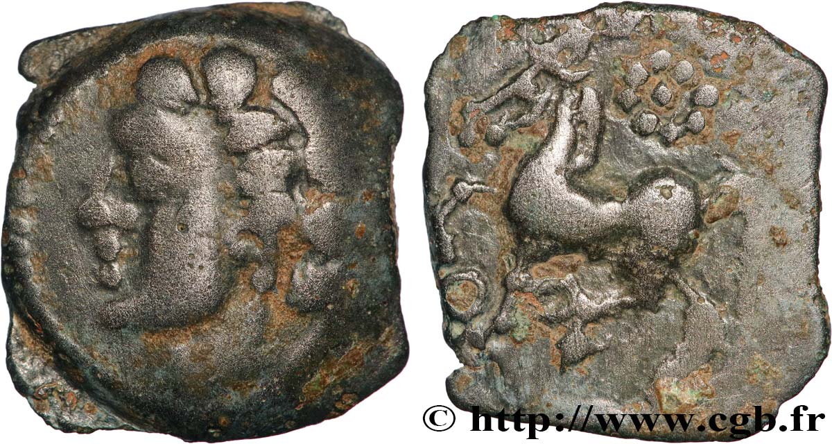 GALLIA - ARVERNI (Regione di Clermont-Ferrand) Bronze ROAC, DT. 3716 et 2613 BB